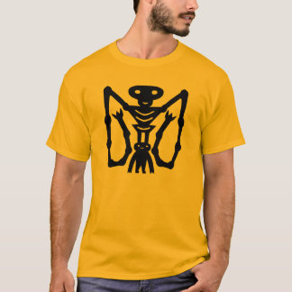 Skelet op mijn hoofd t-shirt