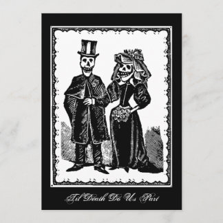 Skelet - Paar - Uitnodiging