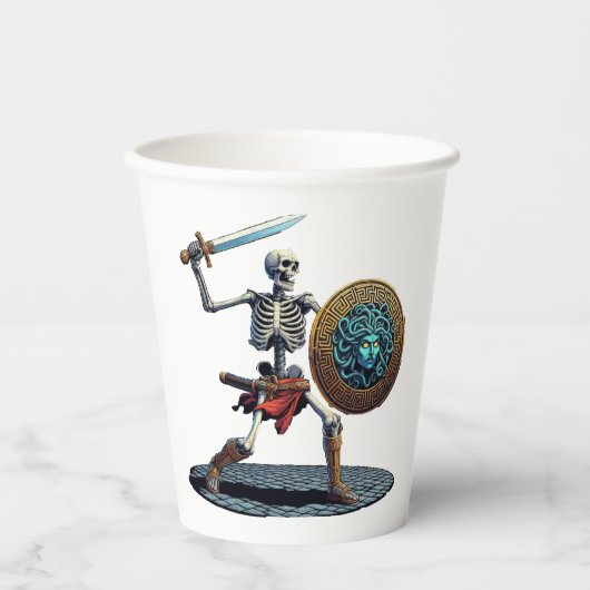 skelet papieren bekers (Voorkant)