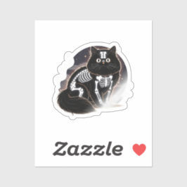 Skelet Perzisch - Halloween Skelet Perzische kat Sticker