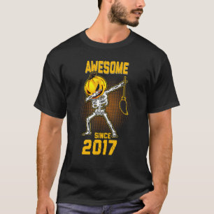 Skelet Pompoen Dabbing Geweldig Sinds Halloween 2 T-shirt