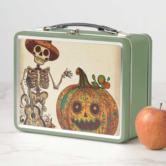  Skelet/Pompoen Dag van de Doden (In situ)