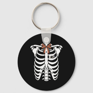 Skelet Ribbenkast Halloween Voetbal Kostuum Sleutelhanger