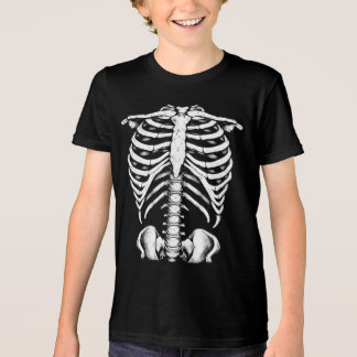 Skelet Ribbenkast Tri-Blend Shirt