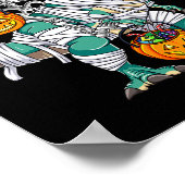 Skelet Rijden Dinosaurus T Rex Fun Kinder Jongens Poster (Hoek)