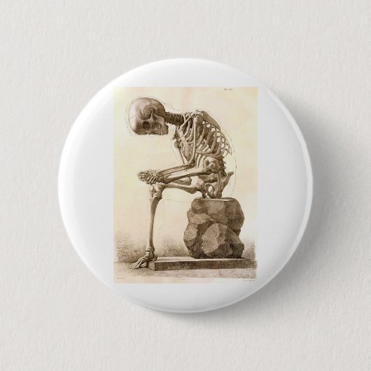 skelet ronde button 5,7 cm (Voorkant)