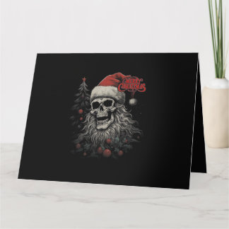 Skelet Schedel Grappig Prettig Kerstmis Sinterklaa Kaart