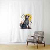 Skelet Shiba Scream Wandkleed (In situ)