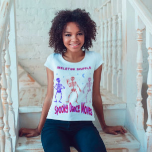 Skelet Shuffle Spooky Dance Moves T-shirt