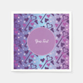 Skelet Skelet Skelet Skelet Skeletten Valentijnsda Servet (Voorkant)