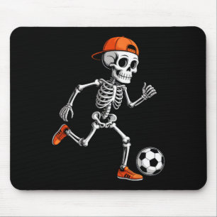 Skelet Spelend Voetbal Jongens Mannen Grappig Hall Muismat