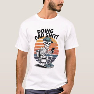 Skelet Toilet Papa T-shirt
