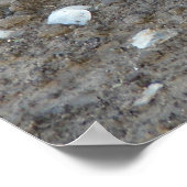 Skelet van een vis poster (Hoek)