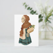 Skelet Vegetable Lady Briefkaart (Staand voorkant)