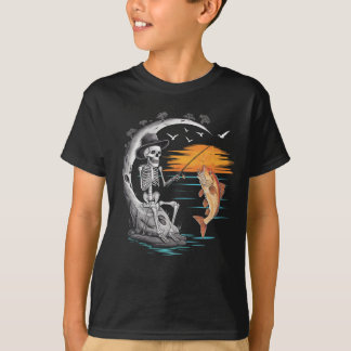 Skelet visser Halloween T-shirt