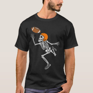 Skelet Voetbal Halloween Kostuum Heren Jongens Tie T-shirt