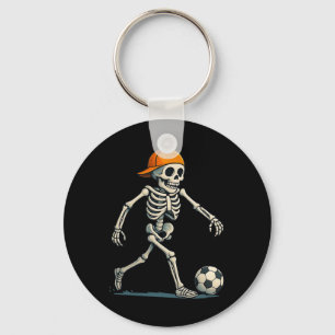 Skelet Voetbal Halloween Lui Kostuum Grappige Mann Sleutelhanger