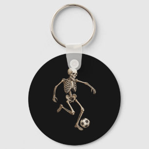 Skelet Voetbal Retro Halloween Kostuum Grappige Ma Sleutelhanger