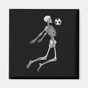 Skelet Voetbalspeler Borst Ll Midden in de Lucht S Magneet