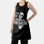 Skelet voor zover ik weet ben ik heerlijk sarcasme schort (Insitu)