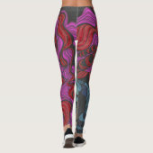 Skelet Vrouw Leggings (Achterkant)