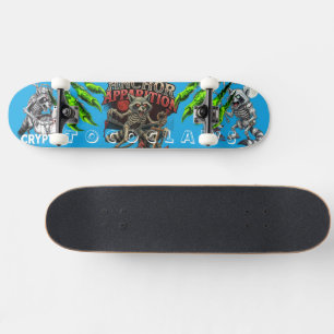 Skelet Wasbeer Anker Verschijning Dark Fantasy Skateboard