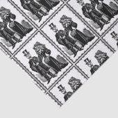 Skelet - Weefselomhulsel Tissuepapier (Detail)