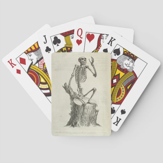 Skeletaap Pokerkaarten (Achterkant)