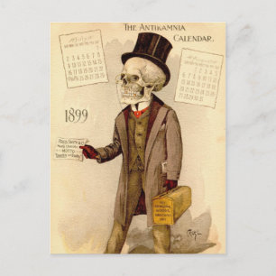 Skeletachtige Arts Briefkaart