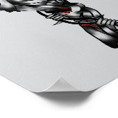 Skeletal Hand Poster (Hoek)