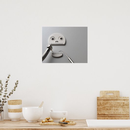 Skeletbehandeling Poster (Keuken)