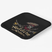 Skeletbemanning Papieren Bordje (Gebogen)