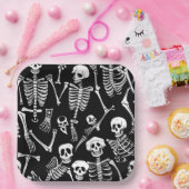 Skeletbemanning Papieren Bordje (Feest)