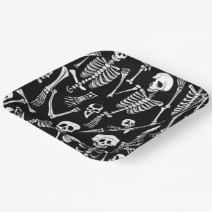 Skeletbemanning Papieren Bordje