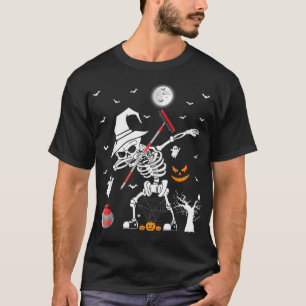 Skeletbeugel met gordelkogels t-shirt