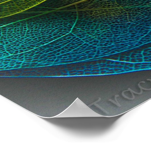 Skeletbladeren Poster (Hoek)