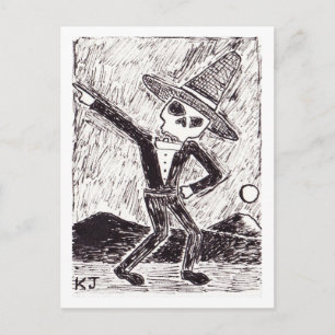 Skeletbriefkaarten Briefkaart