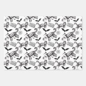 skeletdieren inpakpapier vel (Voorkant 3)