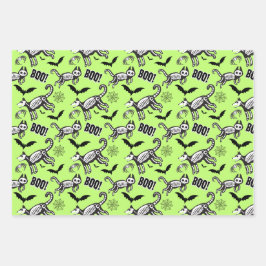 skeletdieren inpakpapier vel