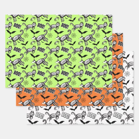 skeletdieren inpakpapier vel (Set)