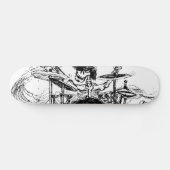 Skeletdrummer Skateboard (Horizontaal)
