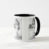 Skeletengraving Mok (Voorkant rechts)