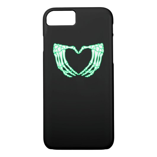Skelethanden, hart, röntgenkostuum Case-Mate iPhone case (Achterkant)