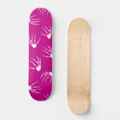 Skelethanden - Hot Pink Skateboard (Voorkant)