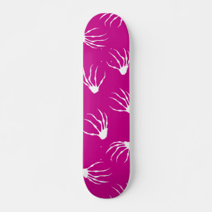 Skelethanden - Hot Pink Skateboard