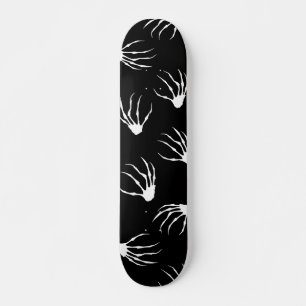 Skelethanden - zwart skateboard