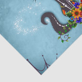 Skeletkatje Tissuepapier (Detail)