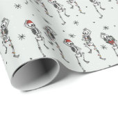 Skeletkerstmis Cadeaupapier (Rol Hoek)