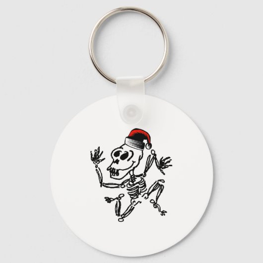Skeletkerstmis Sleutelhanger (Voorkant)