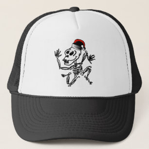 Skeletkerstmis Trucker Pet